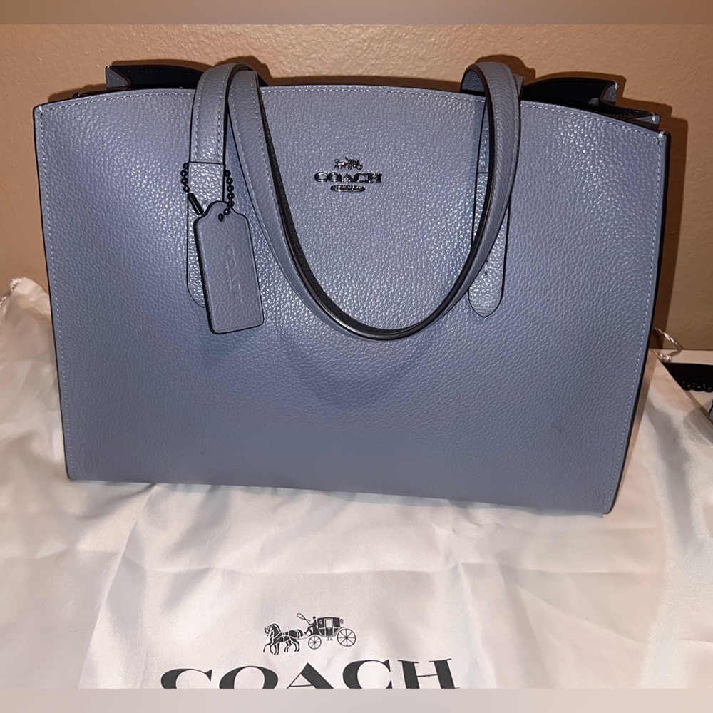 NEW Dusty Blue Coach Bag